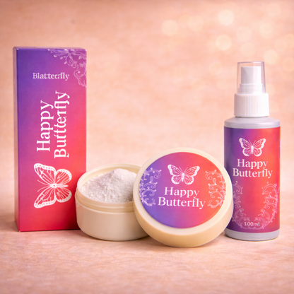 Happy Butterfly Intimacy Care Set – Premium Self Care by Pakiza Care 💖